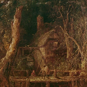 Watermill (oil on canvas)