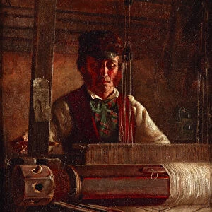 Willy Wastle the Weaver (oil on canvas)