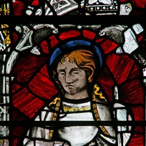 Window Ew depicting St Margaret (stained glass)