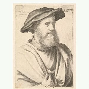 bearded man Hans Holbein 1646 Etching state Sheet