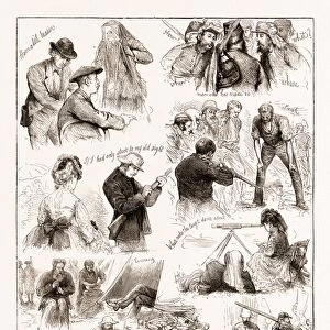 The Camp at Wimbledon Uk, 1873