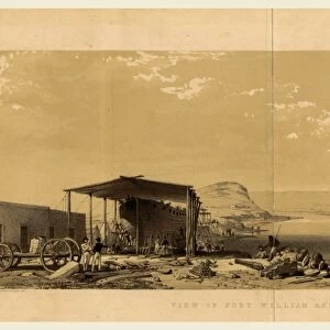 Fort William and the town of Bir, Narrative of the Euphrates Expedition carried