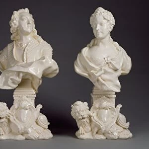 Pair of Busts: Louis XV and Marie Leczinska