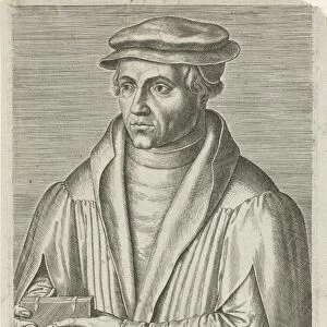 Portrait of Beatus Bild, Philips Galle, Hadrianus Junius, 1567