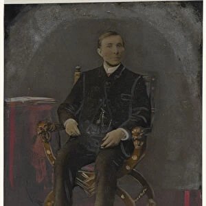 Portrait seated man United States 1860s 1880s