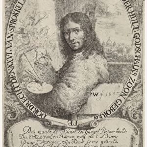 Self-portrait Pieter van der Hulst IV Pieter van der Hulst half