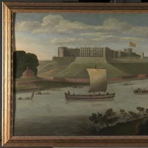 Windsor Castle from the Buckinghamshire Bank, unknown artist, 18th century, British