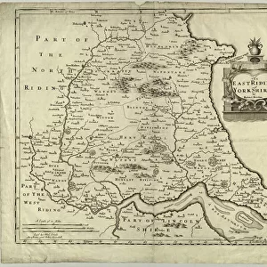 East Riding of Yorkshire by Robert Morden, [c. 1720s]