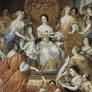 Allegory of the regency of Ulrika Eleonora of Sweden (1656-1693), End of 17th cen