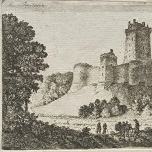 Borthwick Castle from the East. Creator: John Clerk of Eldin (British, 1728-1812)