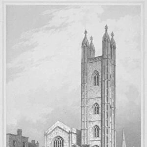 Church of St Mary Aldermary, City of London, 1839. Artist: John Le Keux