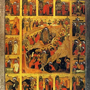 The Descent into Hell with the Scenes of the Passion of the Christ, 16th century