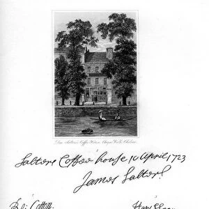 Don Salteros Coffee House, Cheyne Walk, Chelsea, 1723, (1840)