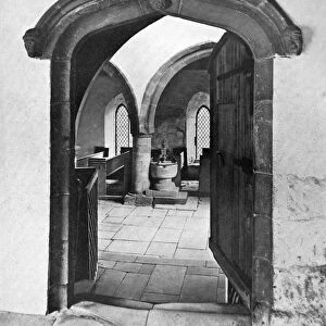 Entrance to the chapel, Haddon Hall, Derbyshire, 1924-1926