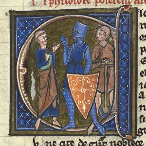 Three Estates: Cleric, Knight, and Peasant. From: Image du monde by Aldobrandino of Siena