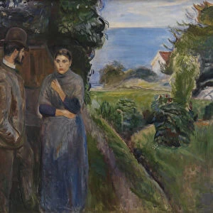 Evening Talk, 1889. Creator: Munch, Edvard (1863-1944)