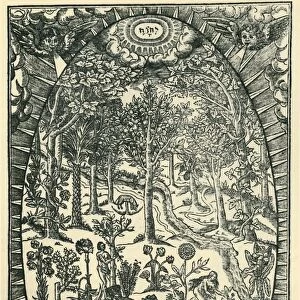 The Garden of Eden, 1629, (1944). Creator: Unknown
