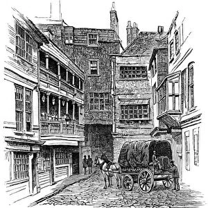 The George Inn, Southwark, London, 1887