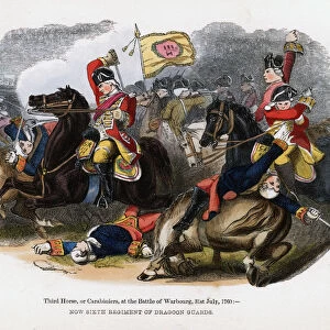 Third Horse, or Carabiniers, at the Battle of Warburg, 31st July 1760