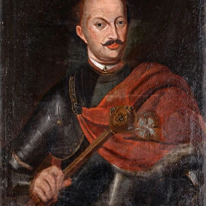 Jan Kazimierz Sapieha (1637?1730), Grand Hetman of Lithuania, Early 18th cen Artist: Anonymous