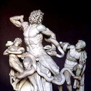 Laocoon, work by Agesander, Polydorus and Athenodorus, 50 d. C. preserved in the Vatican Museums