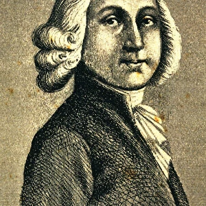 Luigi Boccherini (1740-1805), Italian cellist and composer, engraving, 1893