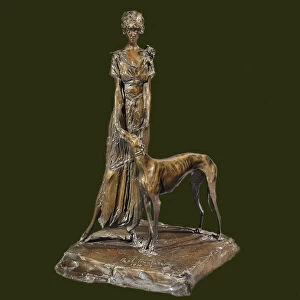 Marchesa Luisa Casati with Greyhound, 1914