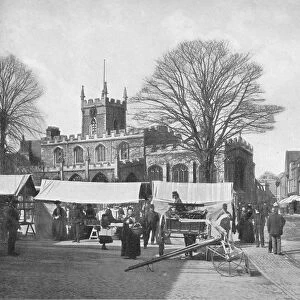 Market-Place, Huntingdon, c1896. Artist: Poulton & Co