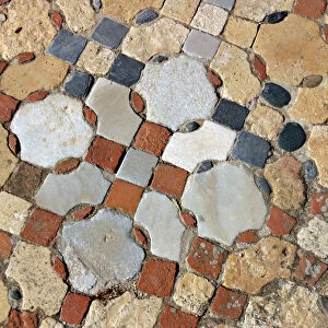Mosaic pavement, Basilica of Ayios Philion, Dipkarpaz (Rizokarpaso), North Cyprus
