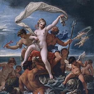 Neptune and Amphitrite. Artist: Ricci, Sebastiano (1659-1734)