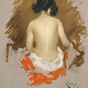 Nude, c. 1901. Creator: William Merritt Chase