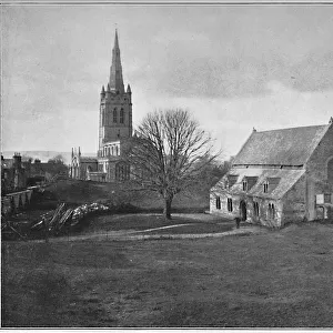 Oakham: Church and Remains of Castle, c1896. Artist: AL Knighton