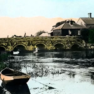 The Old Bridge, Christchurch, Dorset, 1926. Artist: Cavenders Ltd
