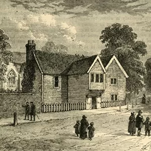 The Old Rectory, Stoke Newington, in 1858, (c1876). Creator: Unknown