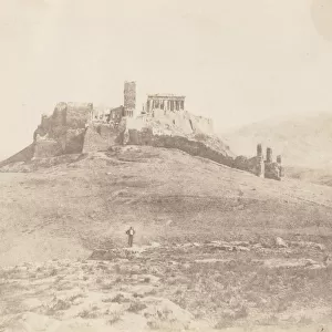 Pnyx and Acropolis, ca. 1848. Creator: George Wilson Bridges