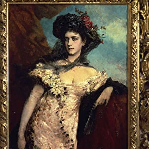 Portrait of Francisca Charlemont, 1878 by Hans Makart