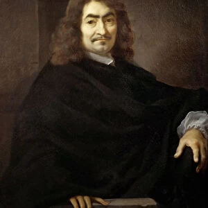 Portrait of the philosopher Rene Descartes (1596-1650), First Half of 17th cen