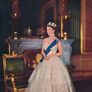 Queen Elizabeth II, 1953. Artist: Sterling Henry Nahum Baron