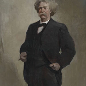 Samuel L. Clemens (Mark Twain), 1912 or 1913. Creator: John White Alexander