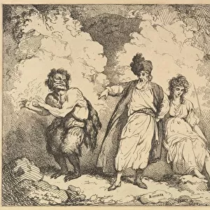 Scene from the Tempest: Caliban, Prospero and Miranda, [1783-87] reissued 1801