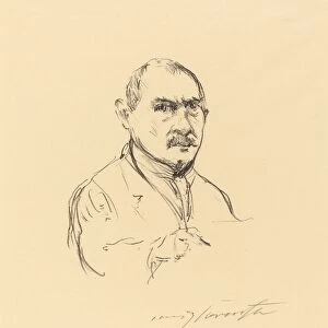 Selbstbildnis (Self-Portrait), 1914. Creator: Lovis Corinth