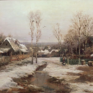 Spring near St. Petersburg, 1896. Artist: Velz, Ivan Avgustovich (1866-1926)