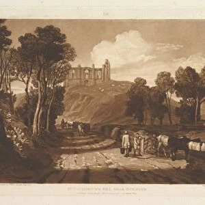 St. Catharines Hill near Guilford (Liber Studiorum, part VII, plate 33), June 1811