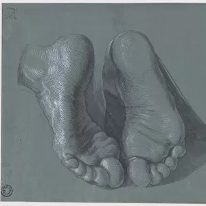 Study of Two Feet, c. 1508. Artist: Durer, Albrecht (1471-1528)