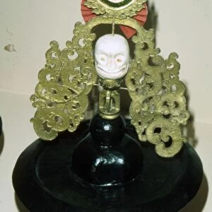 Tibetan Black Hat used in Ritual Black Hat Dance, of pre-Buddhist origin