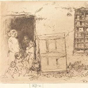 The Village Sweet-Shop, 1887. Creator: James Abbott McNeill Whistler