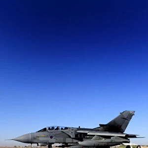 RAF Tornado GR4 at Kandahar Airfield Prepares for Sortie