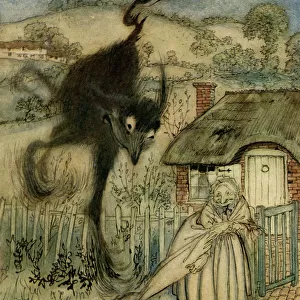 The Bogey Beast. From The Book English Fairy Tales Retold By F. a. Steel With Illustrations By Arthur Rackham, Published 1927