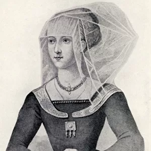 Elizabeth Woodville Or Wydeville, Circa 1437 To 1492. Queen Consort Of Edward Iv, King Of England. From The Book Our Queen Mothers By Elizabeth Villiers