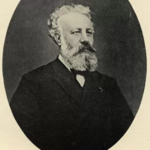 Jules Verne, 1828-1905. French Author. From The Book The International Library Of Famous Literature. Published In London 1900. Volume Xiii